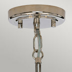 Elstead Kula 5 Light Chandelier in Polished Nickel