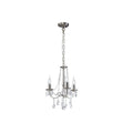 Diyas Kyra 3 Light Pendant Light in Satin Nickel with Crystal