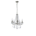 Diyas Kyra 5 Light Pendant Light in Satin Nickel with Crystal