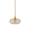 Novena Elburg Small Pendant Light Golden Smoke Shade in Matt Gold