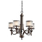 Kichler Lacey 5 Light Pendant Light in Mission Bronze