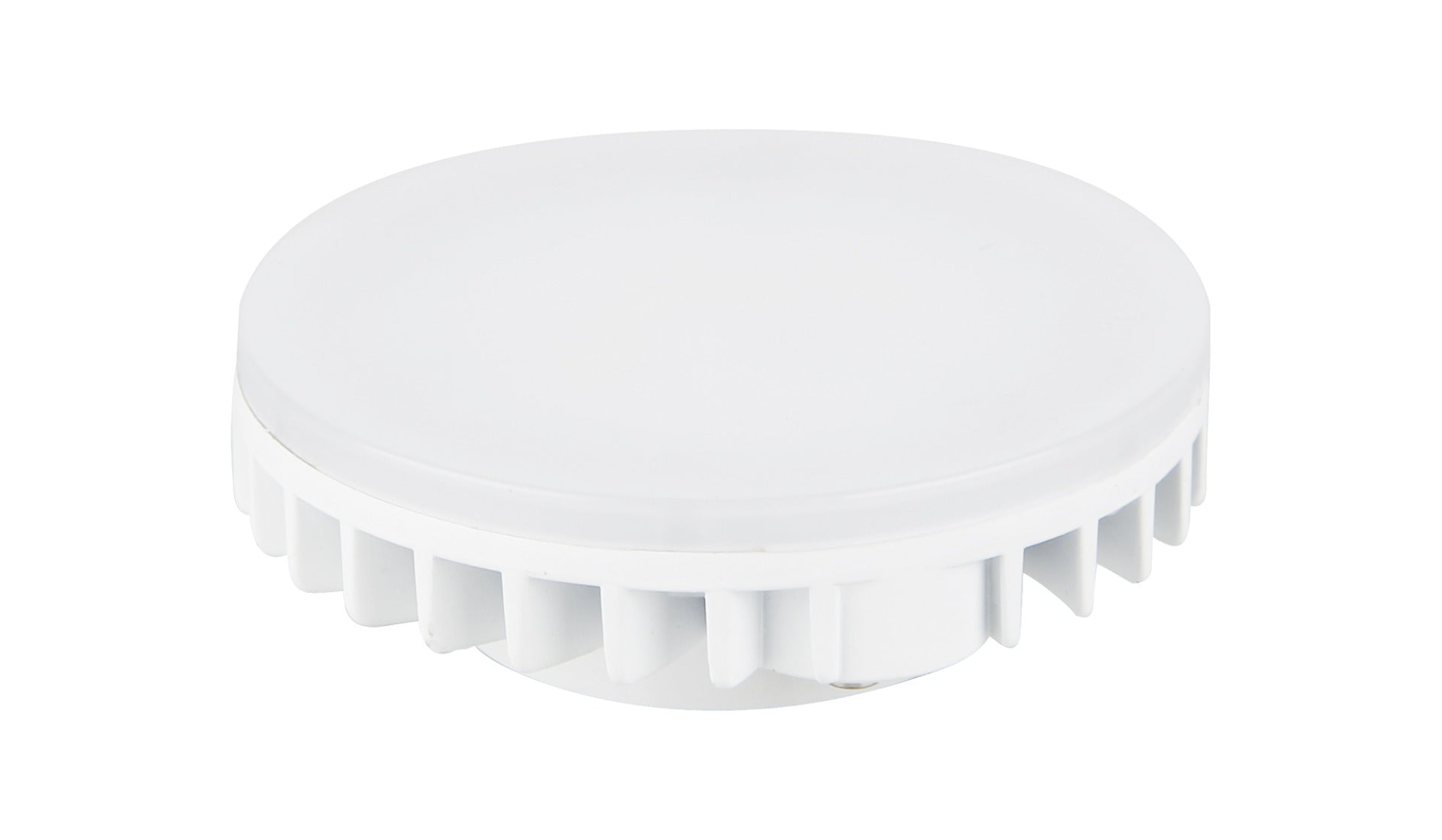 GX53 LED Bulb 9W Warm White 3000K White Finish Non-Dimmable