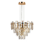 Regent Laure 6 Light 410mm Chandelier Pendant - French Gold / Champagne