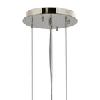 Regent Laure 10 Light 610mm Pendant Light - Polished Nickel / Champagne