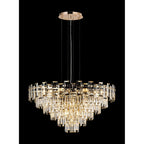 Regent Laure 13 Light 810mm Pendant Light - French Gold / Clear