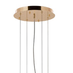 Regent Laure 13 Light 810mm Pendant Light - French Gold / Smoke
