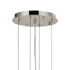 Regent Laure 13 Light 810mm Pendant Light - Polished Nickel / Clear