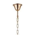 Regent Laure 9 Light Tall Pendant Light 410mm Diameter - French Gold / Smoke