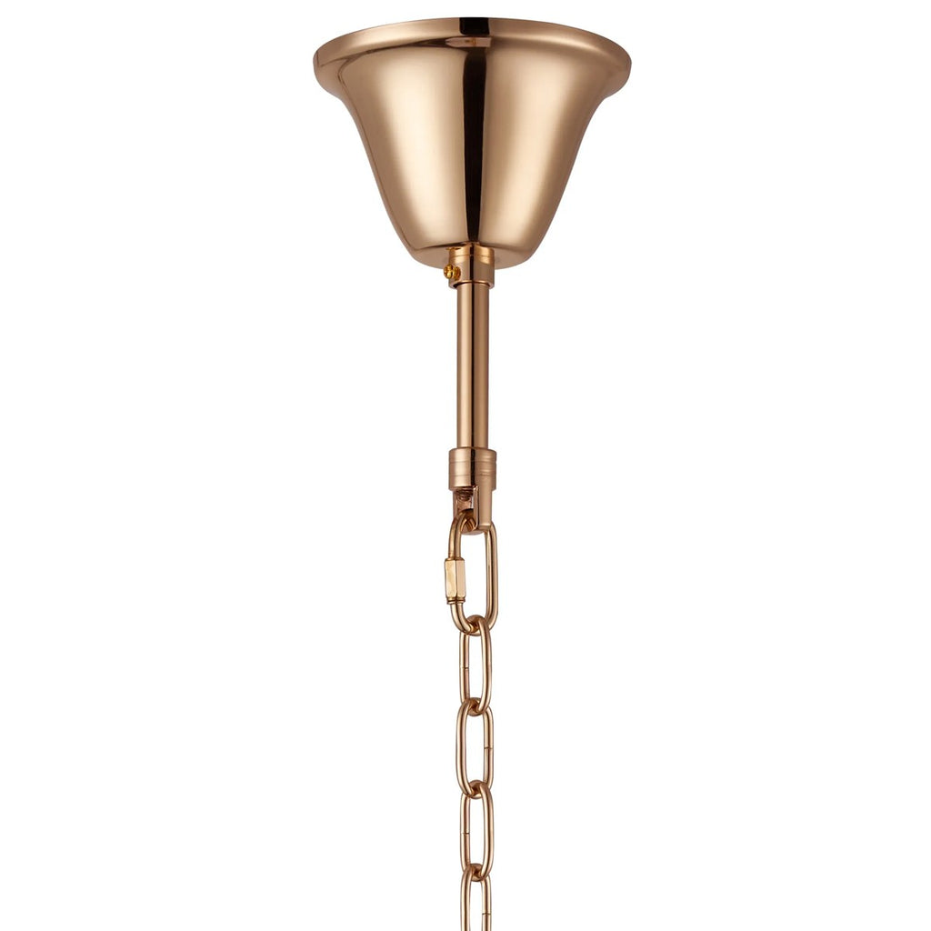 Regent Laure 17 Light Tall Pendant Light 610mm - French Gold / Champagne