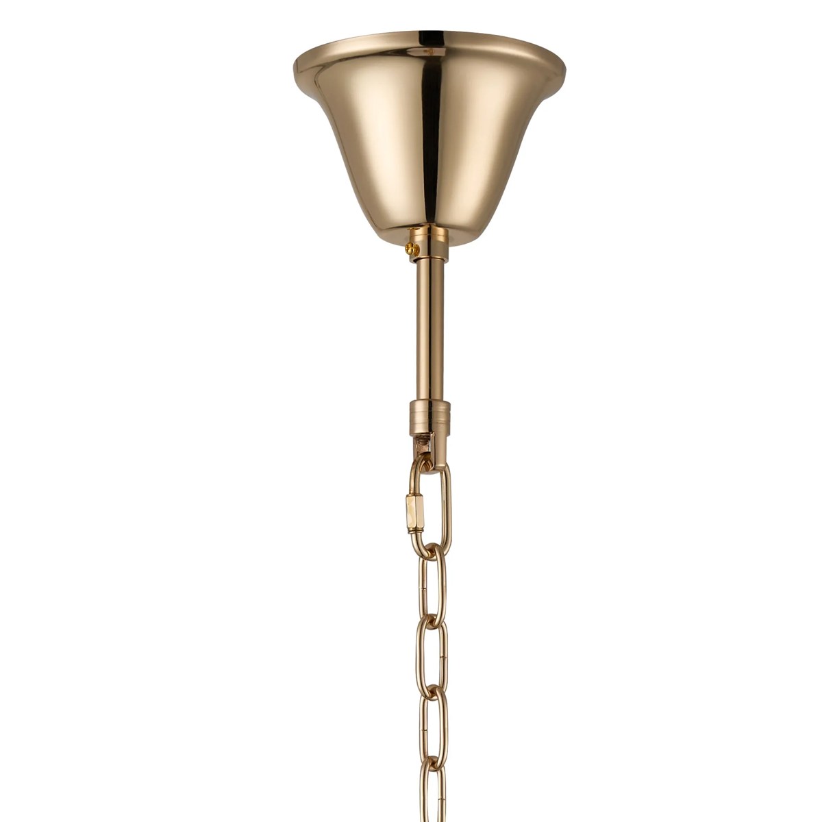 Regent Laure 17 Light Tall Pendant Light 610mm - French Gold / Smoke