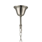 Regent Laure 17 Light Tall Pendant Light 610mm - Polished Nickel / Champagne