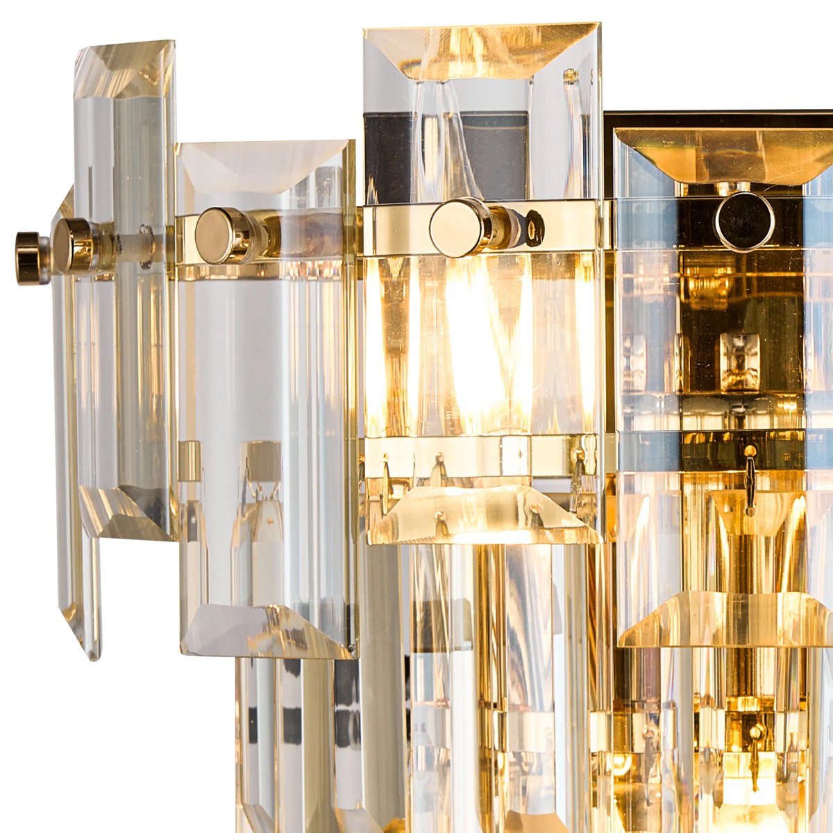 Regent Laure 2 Light 270mm Wall Light - French Gold / Champagne