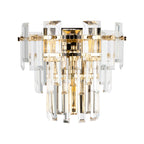 Regent Laure 2 Light 270mm Wall Light - French Gold / Clear