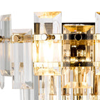 Regent Laure 2 Light 270mm Wall Light - French Gold / Clear