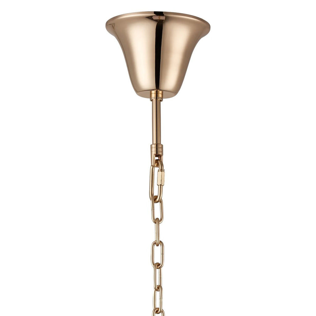 Regent Laure 32 Light Tall Pendant Chandelier 810mm - French Gold / Smoke