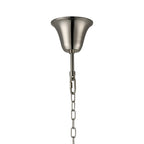 Regent Laure 32 Light Tall Pendant Chandelier 810mm - Polished Nickel / Smoke