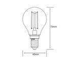 Golf Ball E14 LED Bulb 4Watt Cool White 6000K Dimmable