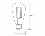 Classic E27 LED Bulb 6.5Watt Warm White 2700K Dimmable 
