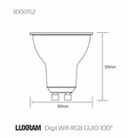 GU10 LED Smart Light Bulb 5Watt Tuneable White 2700K-6500K Dimmable