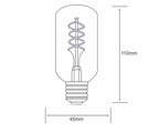 Vintage Tubular E27 LED Bulb 4Watt Extra Warm White 2100K Dimmable