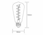 Vintage E27 LED Bulb 5Watt Extra Warm White 1800K Dimmable
