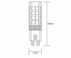 G9 LED Bulb 4Watt Natural White 4000K Dimmable 