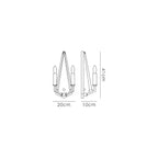 Diyas Hilton 2 Light Wall Light in Satin Black with Dark Grey Wood