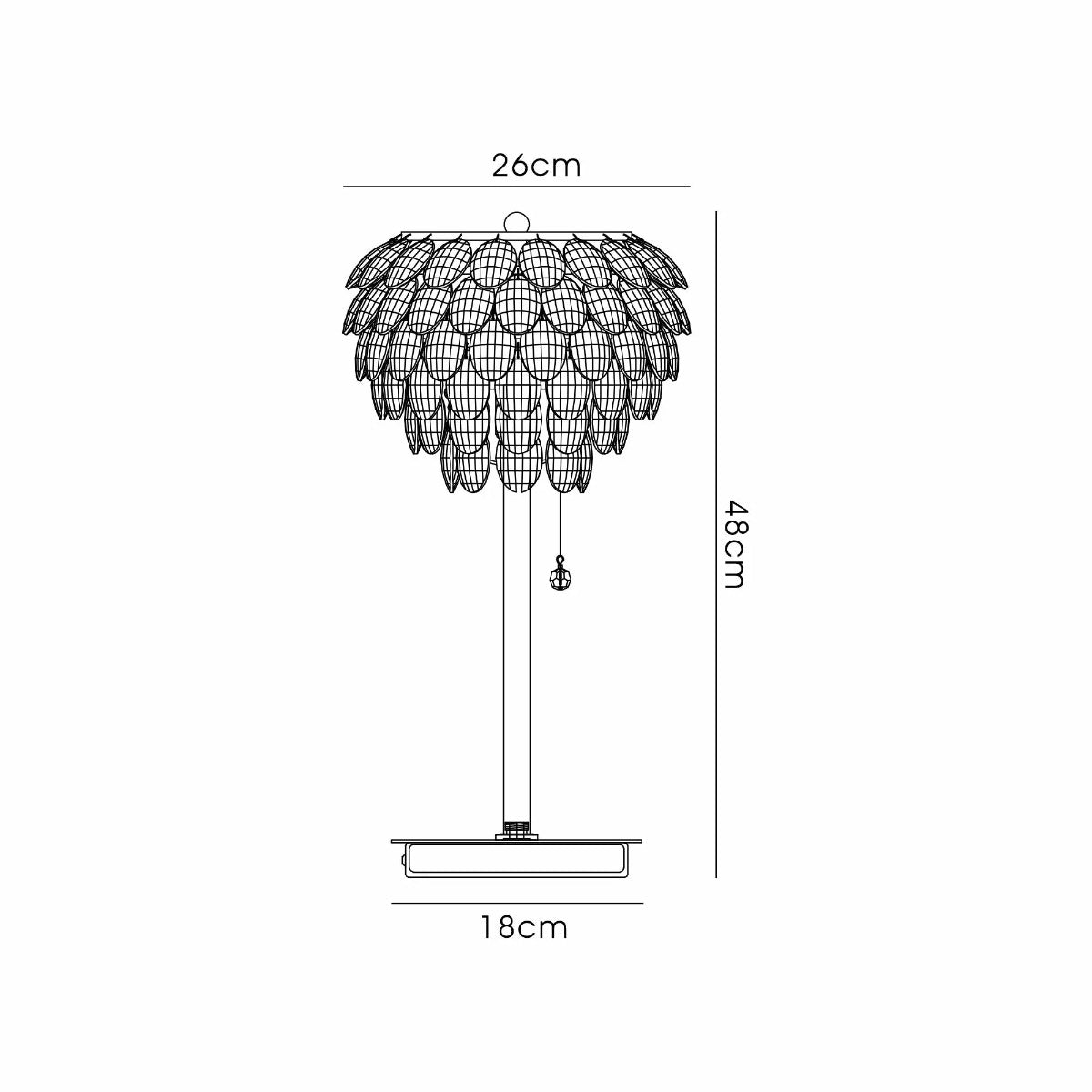 Diyas Coniston 2 Light Table Lamp in Antique Brass