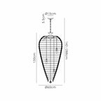 Diyas Coniston 20 Light Pendant Light in Polished Chrome