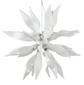 Ideal Lux White Leaves Hanging Ceiling Light SP8 111957