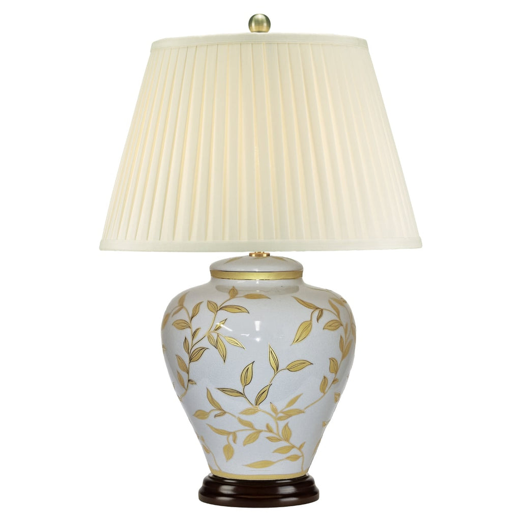 Elstead Leaves Table Lamp in Brown/Gold