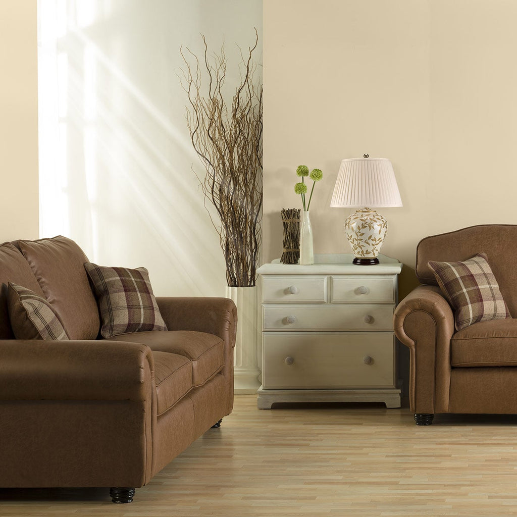 Elstead Leaves Table Lamp in Brown/Gold