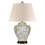 Elstead Leaves Table Lamp in Brown/Gold