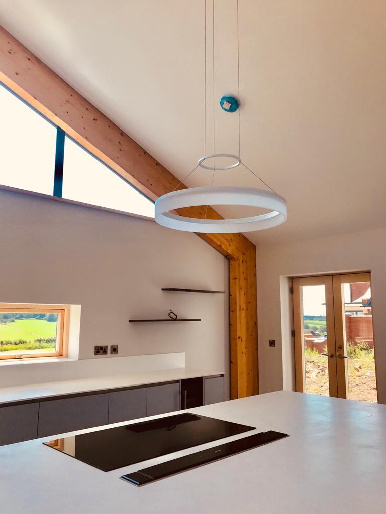 LEDS C4 Circ Pendant Light in Aluminium