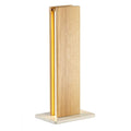 Regent Biarritz Table Lamp in Oak and Sand White