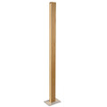 Regent Biarritz Floor Lamp in Oak and Sand White