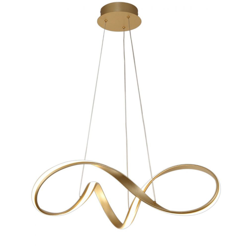 Regent Auray Medium Pendant Light in Gold