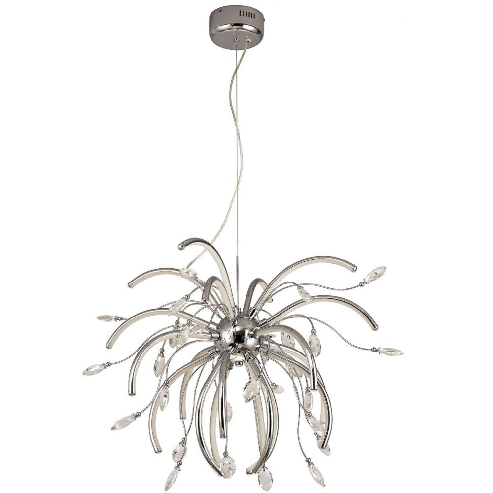 Regent Beaune Large Pendant Light in Polished Chrome