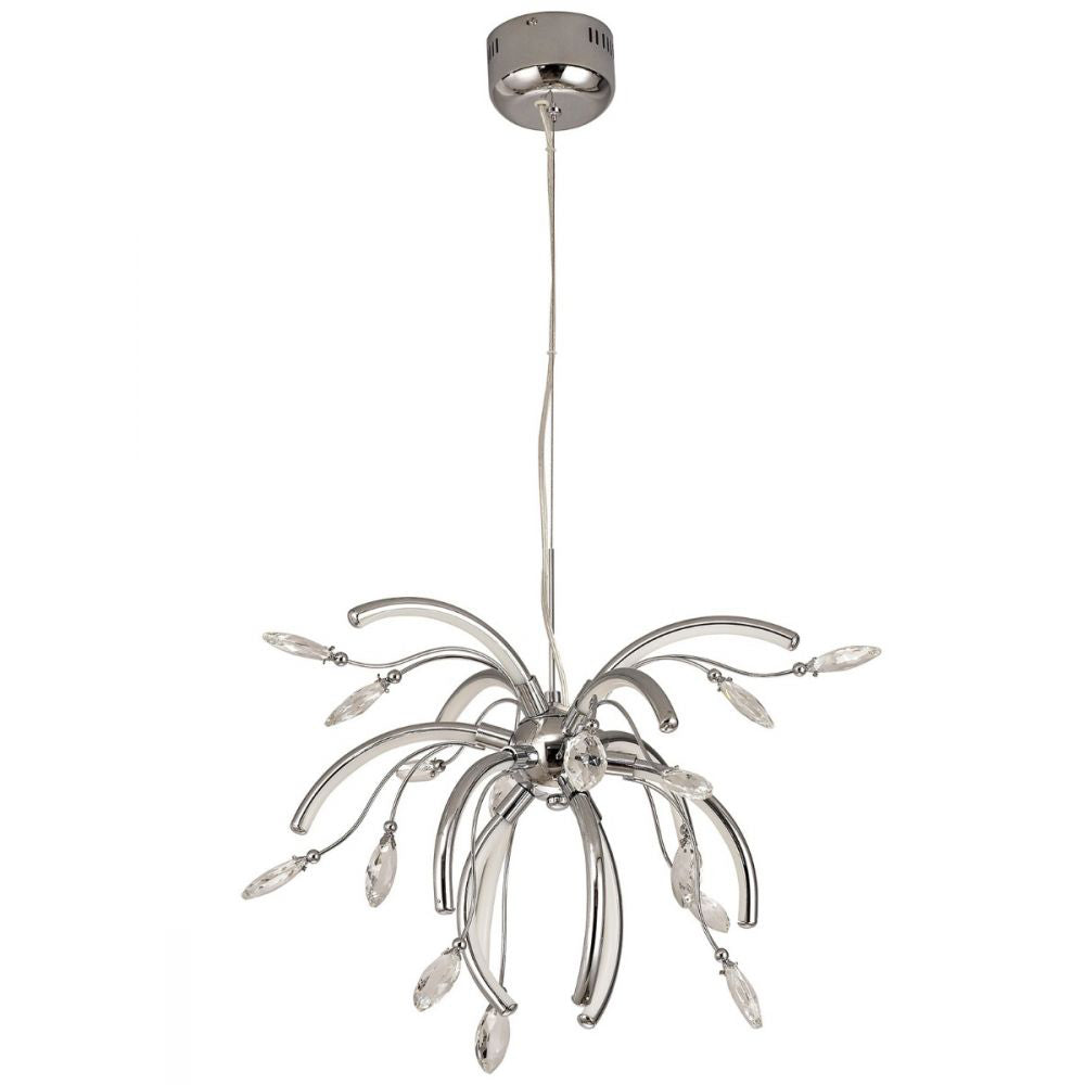 Regent Beaune Medium Pendant Light in Polished Chrome