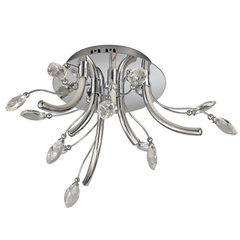 Regent Beaune Small LED Ceiling Light Polished Chrome REG/30169