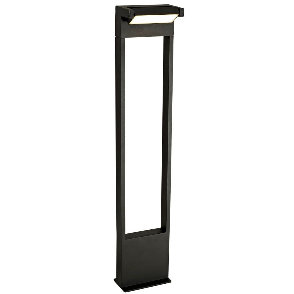 Regent Cognac Tall 1 Light Post in Graphite Black