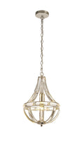 Regent Cluny Teardrop 1 Light Pendant Light in Polished Nickel
