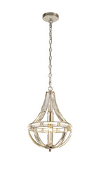 Regent Cluny Teardrop 1 Light Pendant Light in Polished Nickel