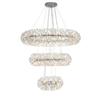 Regent Seyne 3 Tier 74 Light Pendant Light in Polished Chrome with Crystal
