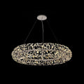 Regent Seyne 36 Light Ring Pendant Light in Polished Chrome with Crystal
