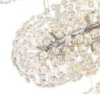 Regent Seyne 3 Tier 58 Light Pendant Light in Polished Chrome with Crystal