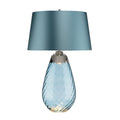 Elstead Lena Large 2 Light Table Lamp in Blue