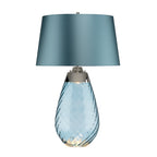 Elstead Lena Large 2 Light Table Lamp in Blue