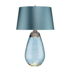 Elstead Lena Large 2 Light Table Lamp in Blue