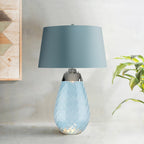 Elstead Lena Large 2 Light Table Lamp in Blue
